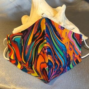 Color handmade mask.